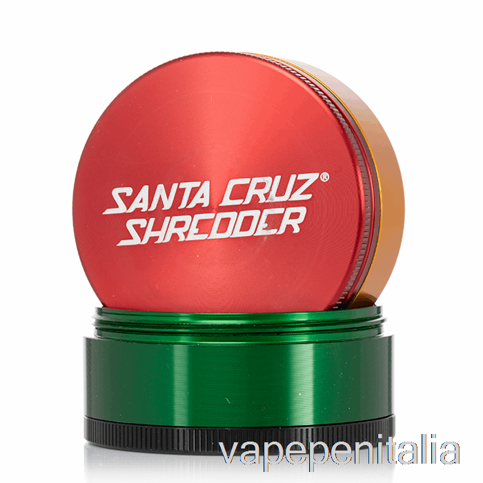 Penna Vape Santa Cruz Trituratore 2,75 Pollici Grande Smerigliatrice Rasta Da 4 Pezzi (70 Mm)